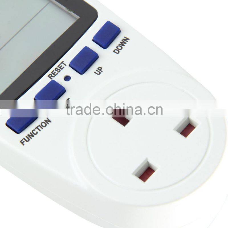 UK Plug Energy meter Watt Volt Voltage Electricity Monitor Analyzer Power