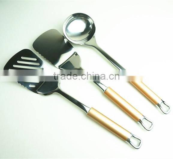 33060 stainless steel Kitchen Cooking Utensils with cover handle
