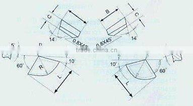 cemented carbide tipped welding cutting blade for cutter--CCF(1292)