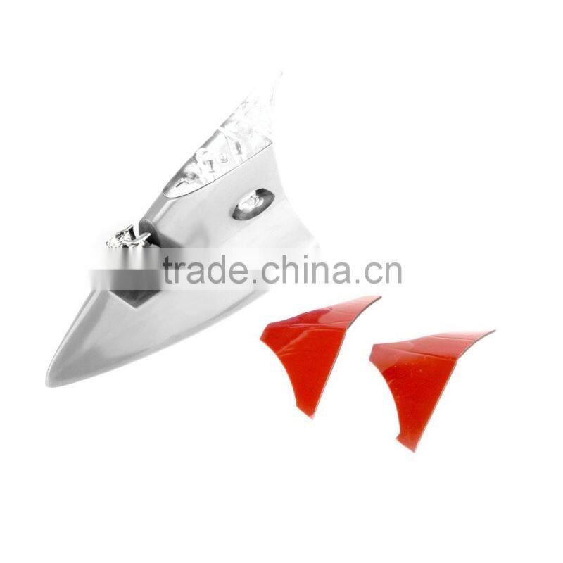 2016 new Car Auto Wind Power LED Light Shark Fin Roof Antenna Flash Warning light driving running light