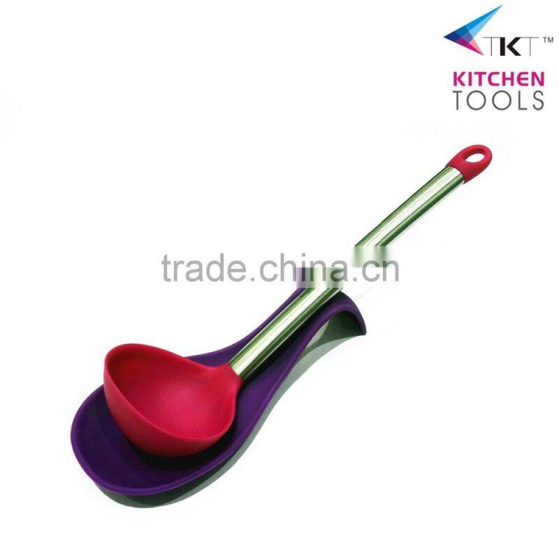 Food grade silicone spoon holder spoon rest spoon stay