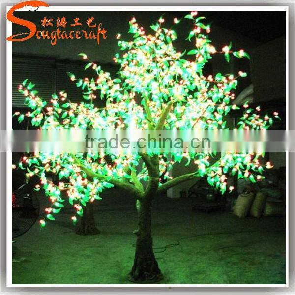 10ft outdoor life size artificial led light cherry blossom trees in decorative flower