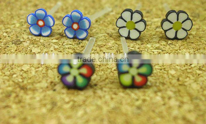 fashion New Design Flower Earring Designs for Women,Kids polymer clay Earrings Fashion
