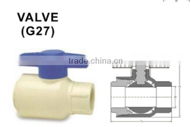 ASTM D2846 CPVC STOP VALVE