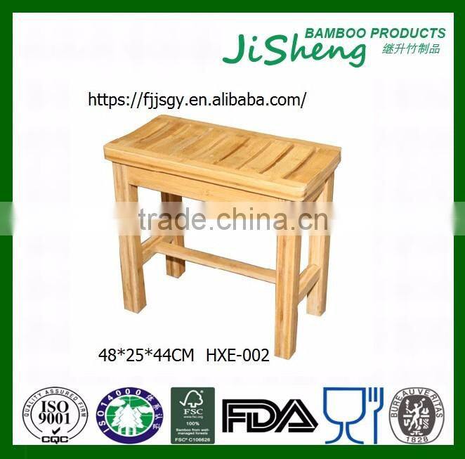 New Mould Proof Bamboo Bath Shower Stool