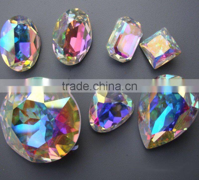 AB color crystal fancy stone
