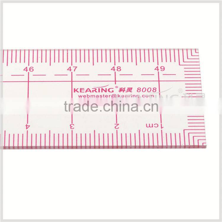 Kearing Flexible Plastic 50cm Pattern Grading Ruler High Quality Metric Fashion Design Ruler # 8008