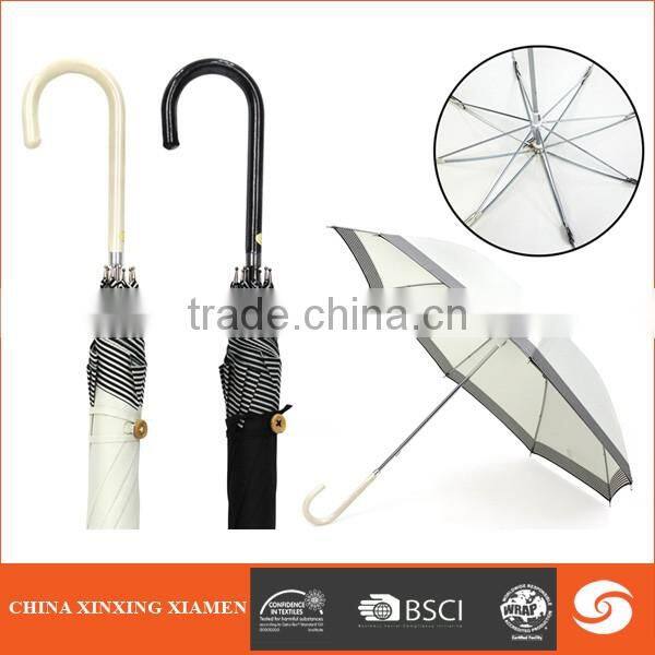 lace umbrella high quality auto open lace straight umbrella