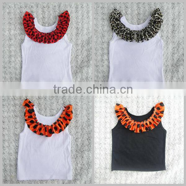 wholesale cheap ruffle shirts toddler baby tank top