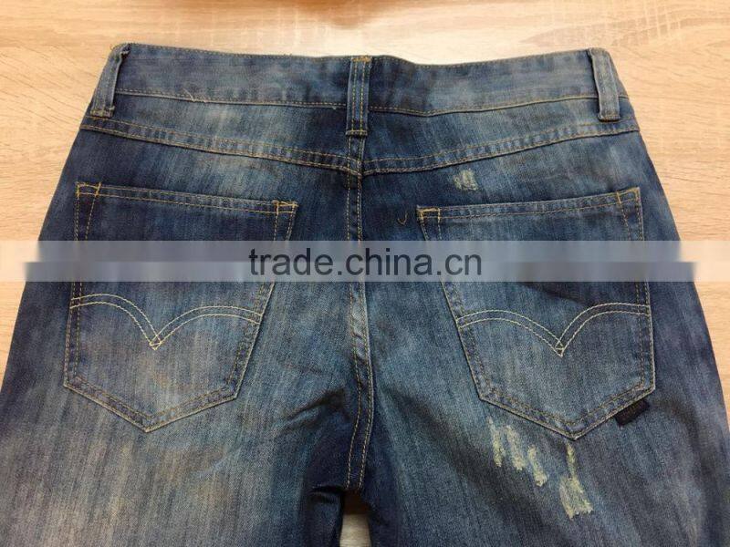 GZY Simple Normal Men Denim Jeans Wholesale For South America Stock