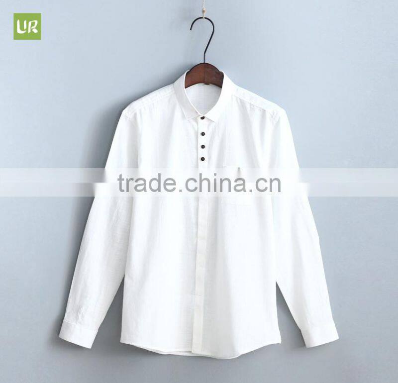 2017 factory manufacture Casual cotton long sleeve dress shirt and line shirts for man