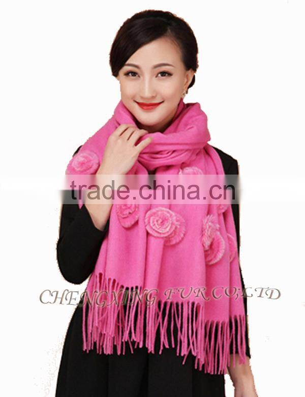 CX-B-P-36C Fur Decora Fashion Italian Cheap Cashmere Pashmina Scarf