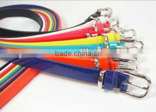 latest fancy lady's pu belt