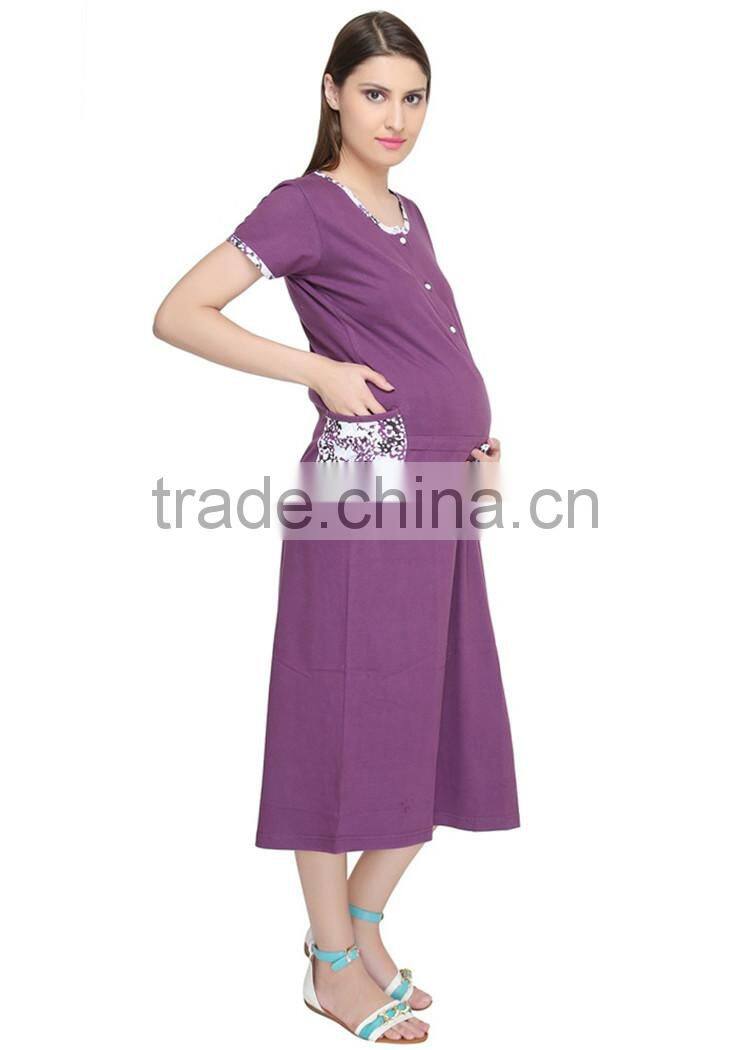 Comfortable formal pregnant women wear dress fashion maternity dresses
