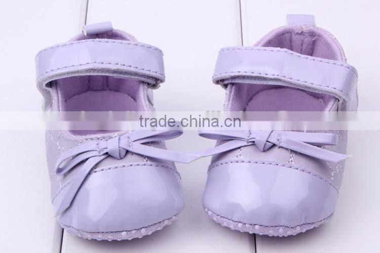 baby sliver PU leather shoes 2014 New Arrival baby shoe kids shoes wholesale