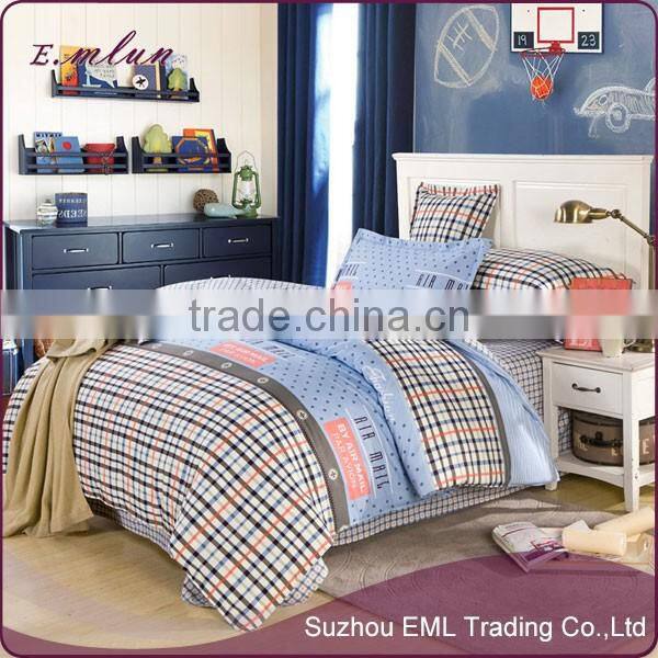 2016 new style design pure cotton bedclothes and half reactive printed twill cotton bedding four sets EML-12-W1003