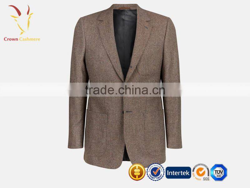 OEM Service Fashion Men Business Cashmere Wool Blended Suits