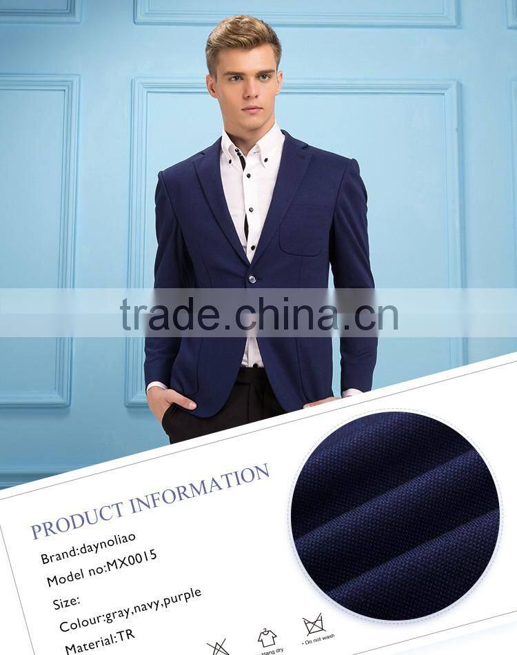 2016 latest jacket design men blazer butterfly lining Summer /Autumn Slim fit men's suit casual blazer for men