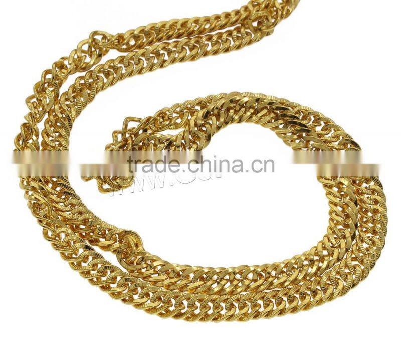 mens designs rope necklace Handmade Brass new gold chain design