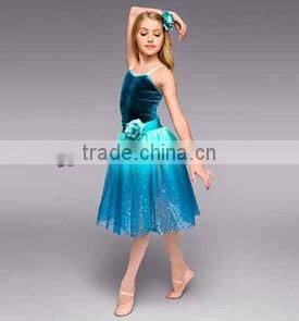 luxurious velvet spandex high quality classic ballet tutu costume performance dress stage dance costume