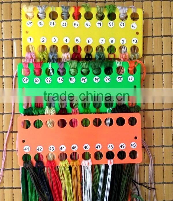 Plastic Embroidery Cross stitch Thread Organiser Board