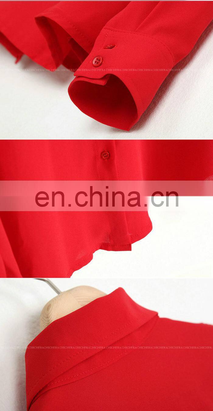 Long sleeve blouse,model simple blouse,women tops blouse