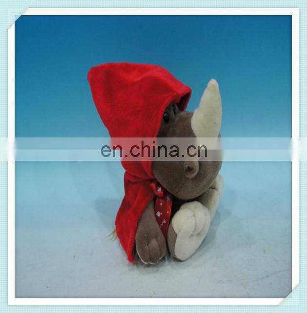 Mini Tiger Plush Animal Toys with Red Hat/ Animal Toys