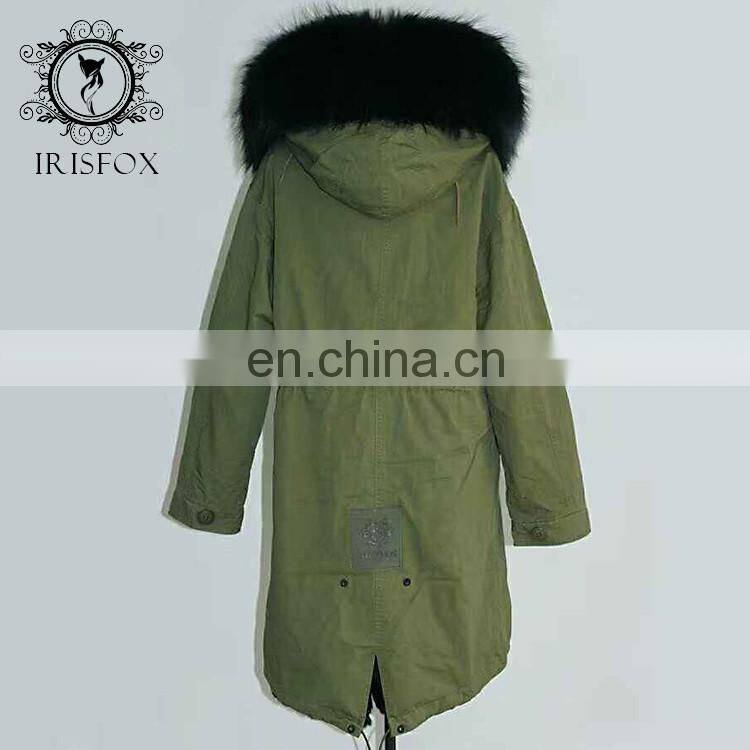 women jackets warm fox fur collar hooded long italian fox fur lined coats