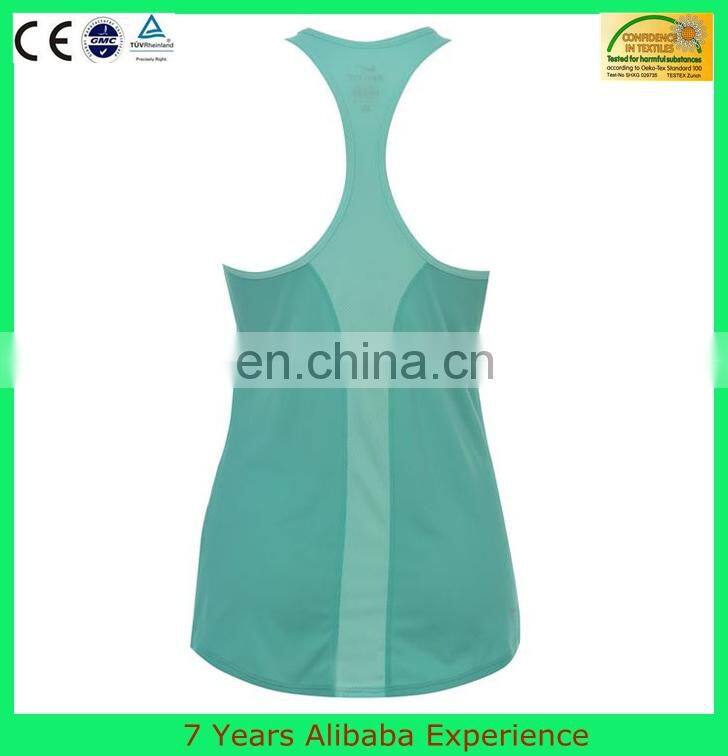 2016 hot sexy womens deep cut gym tank top