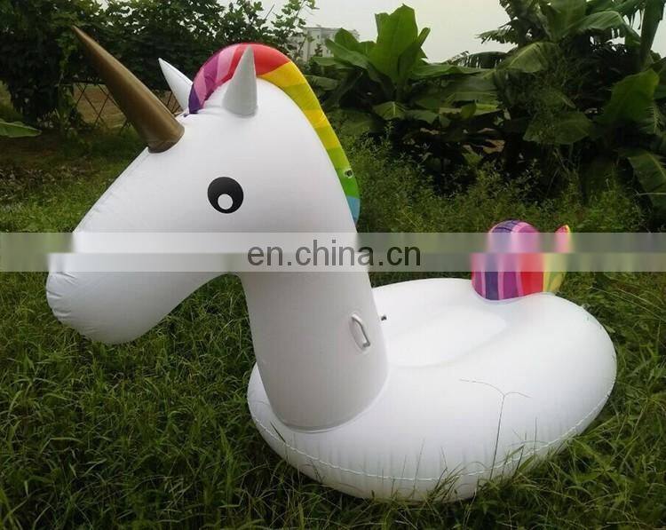 Outdoor Swimming Pool Floatie Lounge Toy Giant Inflatable Air Mattress Unicorn Float For Adults and Kids