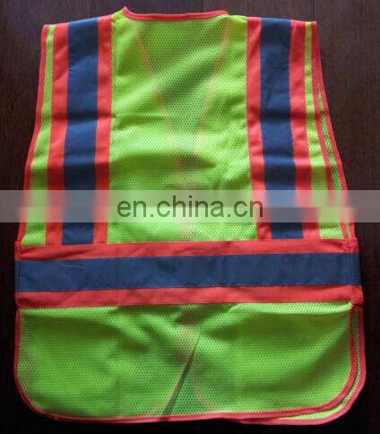 new promotion hot sale Yellow 120g Mesh Reflective Safety Vests