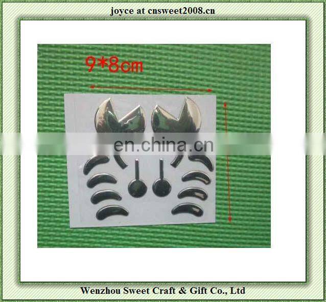 3d Metal Devil Cool Car Decals Stickers /Car Badges Gold & Silver