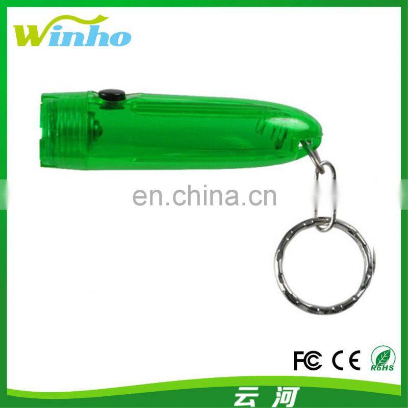 Winho customized style plastic Cylinder led KeyChain