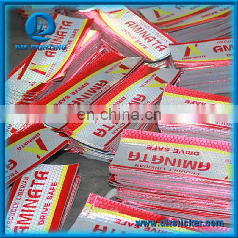 Custom Full Colors 3M Reflective PVC Car Sticker Vinyl Sticker