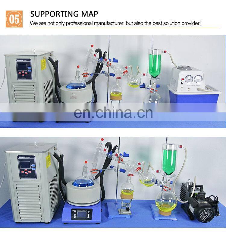 Lab Complete Set Vacuum Short Path Distillation Equipment