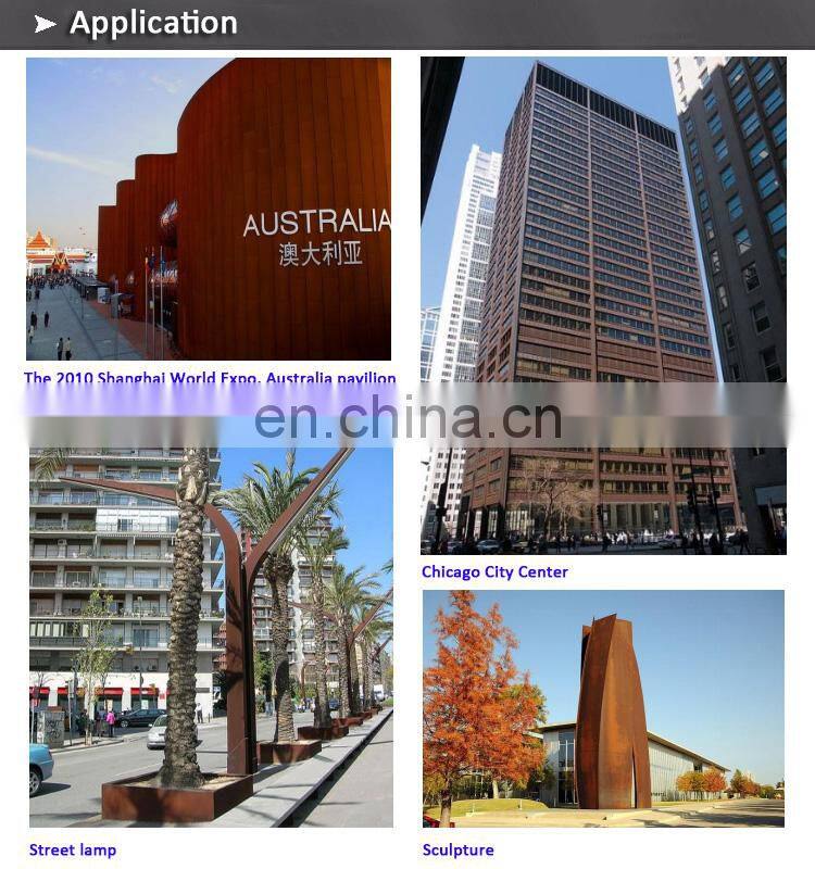 Corten Steel Wall Cladding China Building Facades Perforated
