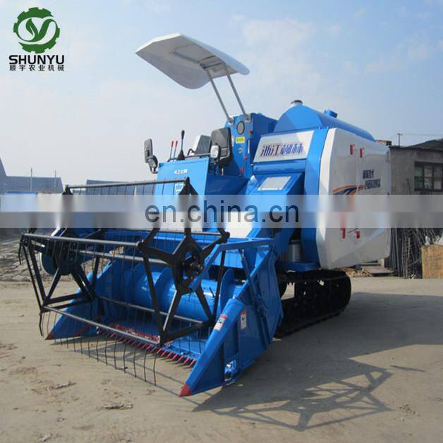 Rubber tracks  Rice combine harvester
