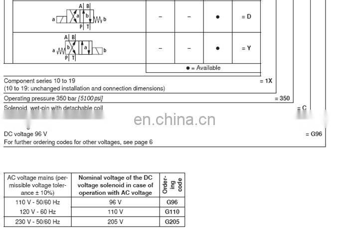 Rexroth M-3SED series Proportional Relief Valve M-3SED6UK1X/350CG24N9K4 M-3SED6CK1X/350CG24N9K4