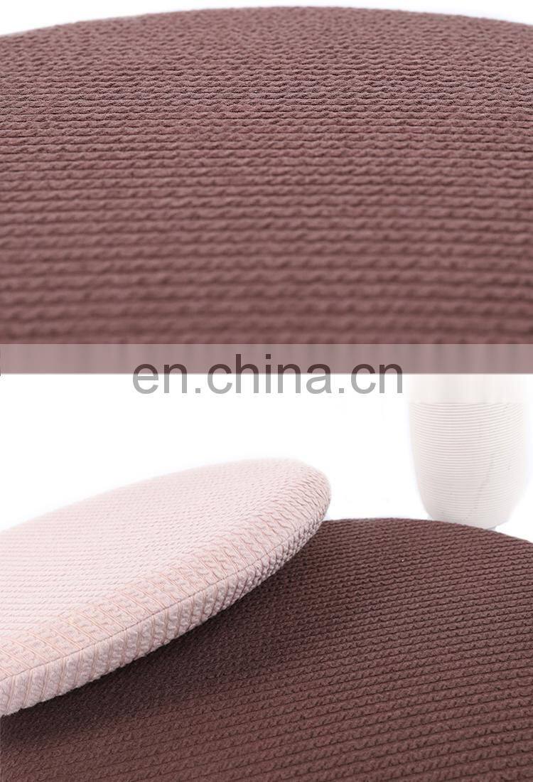 2019 trending products custom room office and car seat chair pad brown multi functional round cushion with hidden zipper