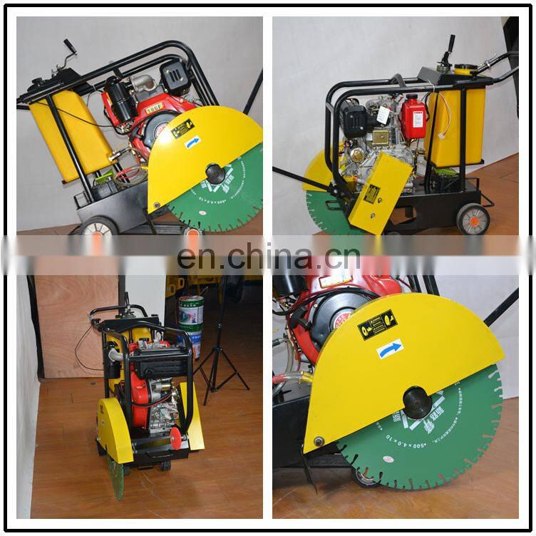 Gasoline/diesel asphalt concrete road cutting machine for sale