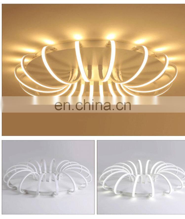 simple living room Led art ceiling lamp study lamp Nordic creative lighting