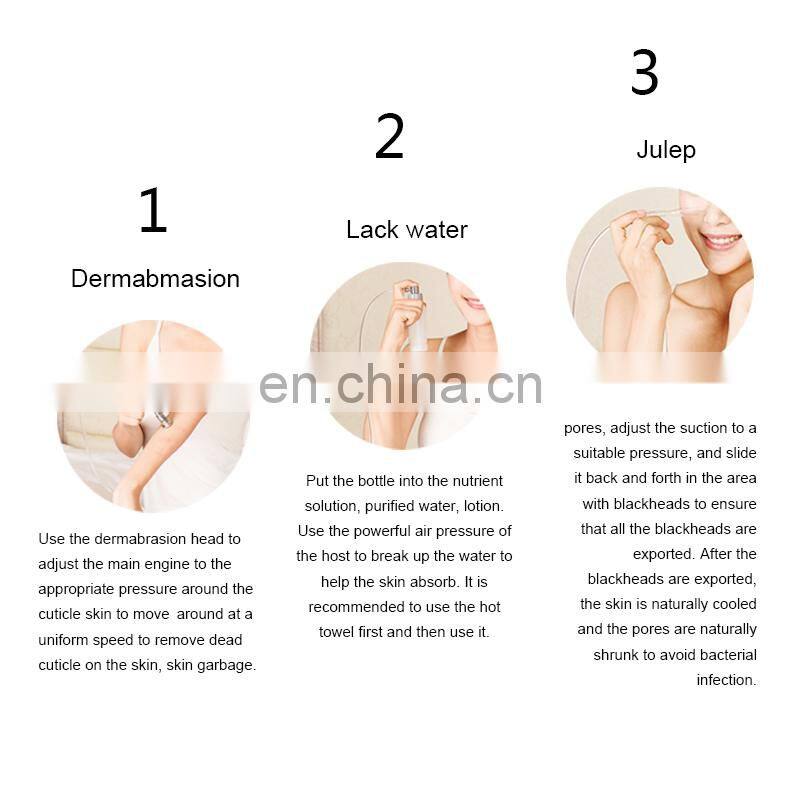 Newest 3 In 1 Skin Diamond Peeling / Oxygen Jet Water Aqua Dermabrasion/ Hydra Microdermabrasion Machine