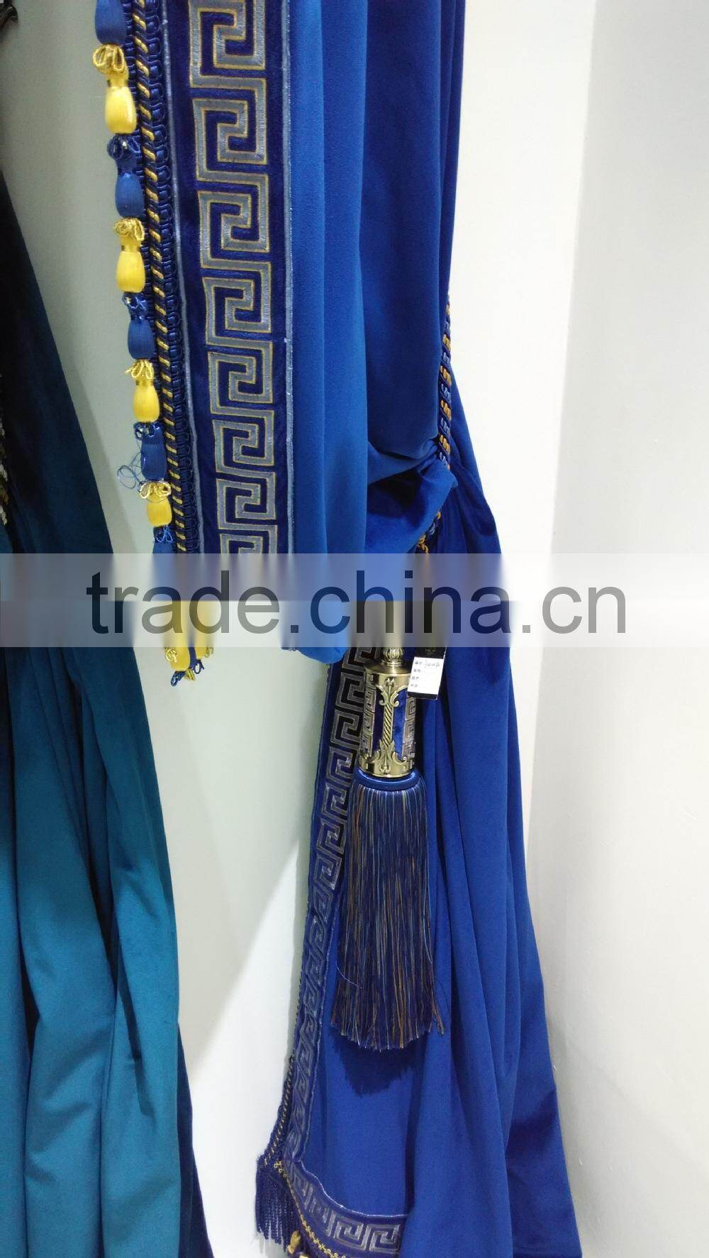 New Chinese style--Bronze+blue,tassel for curtain,wholesale tassels,tassel and fringe