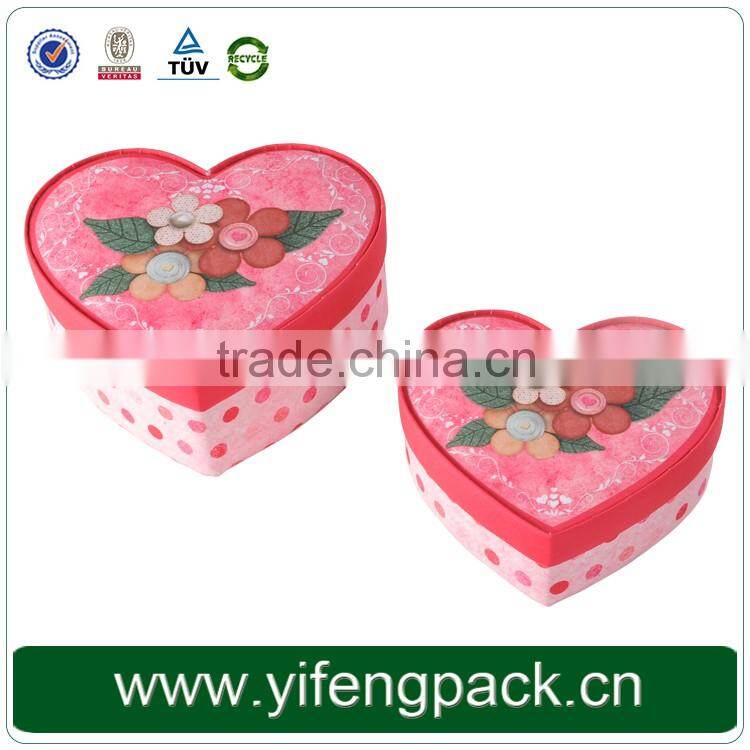 Customer request full sizes color printed Rigid waxed cardboard box cheap packaging with lid for gift
