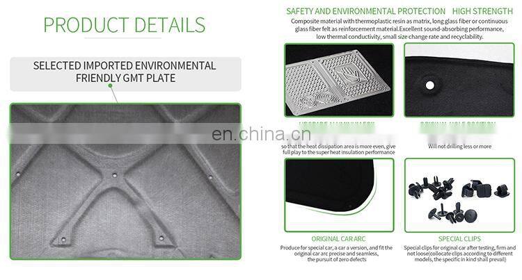 Car Hood Engine Sound Insulation Pad Cover thermal Heat Insulation Pad Mat For KIA K3