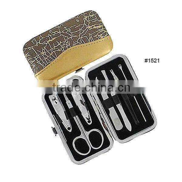 6pcs Pink color lightning popular manicure sets