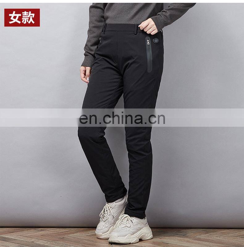 New smart constant temperature knee pad heating pants winter lovers plus velvet thickening men and women heating pants