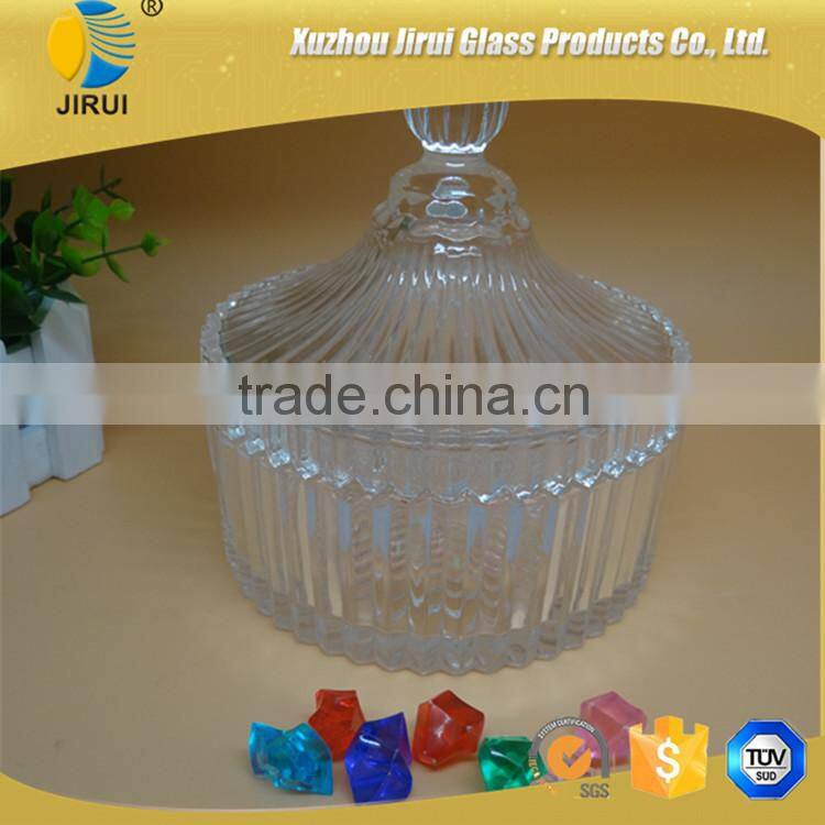 big medium small hot sale glass candy jar