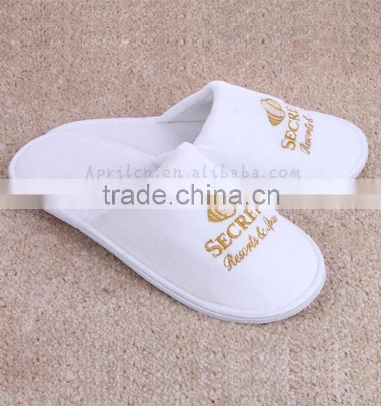 Beautiful Personalized Hotel Terry Cloth Slippers