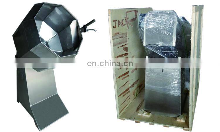 Snack Food Flavoring Machine Disk Fried Peanuts  Drum Potato Chips Seasoning Peanut Coating Machine Price